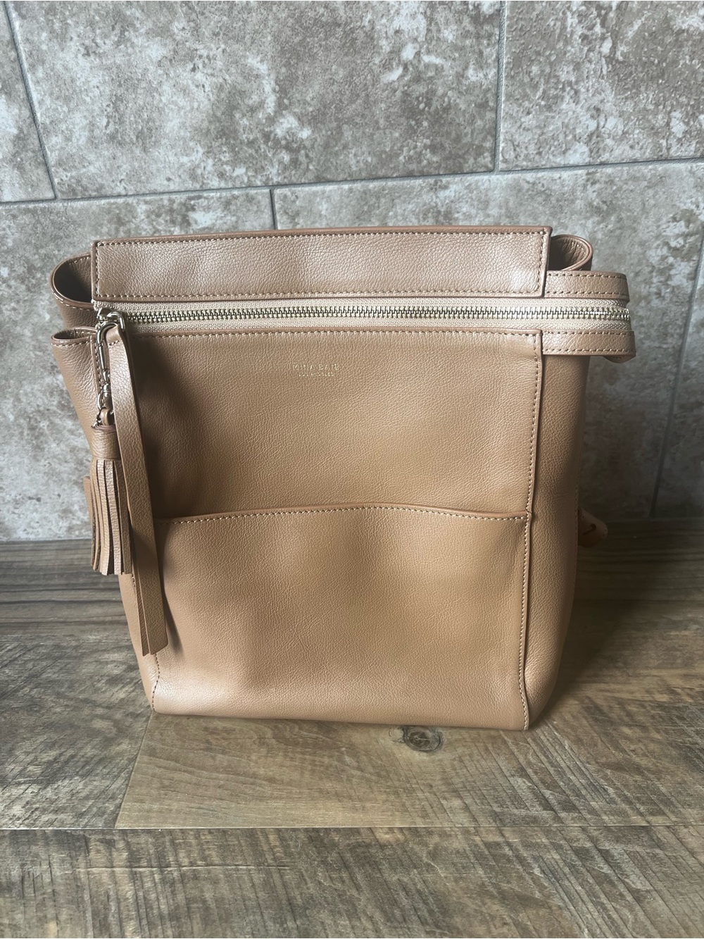 Mina Baie Mini Harper Tan Leather